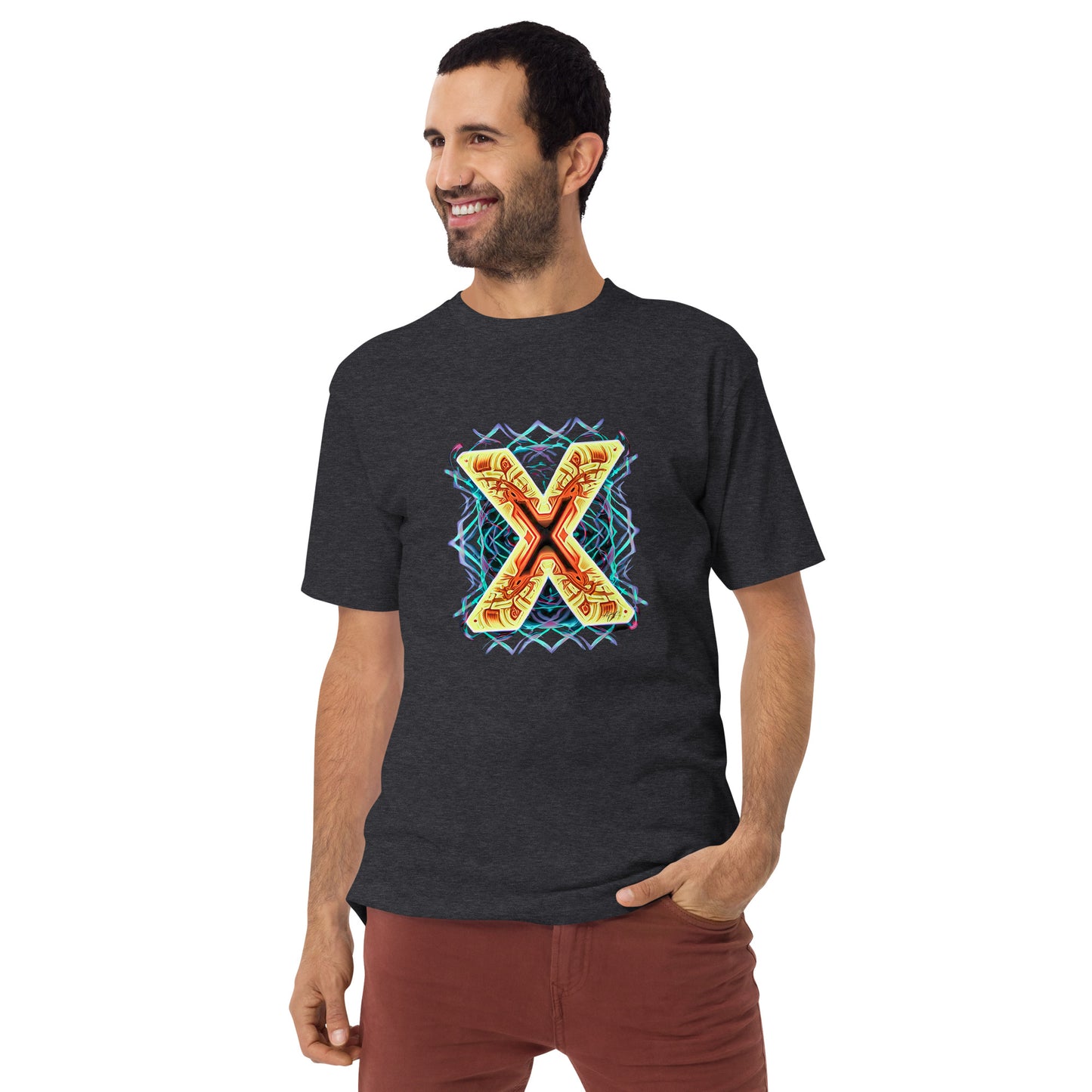 T-shirt poids lourd haut de gamme Hallucinogen-X