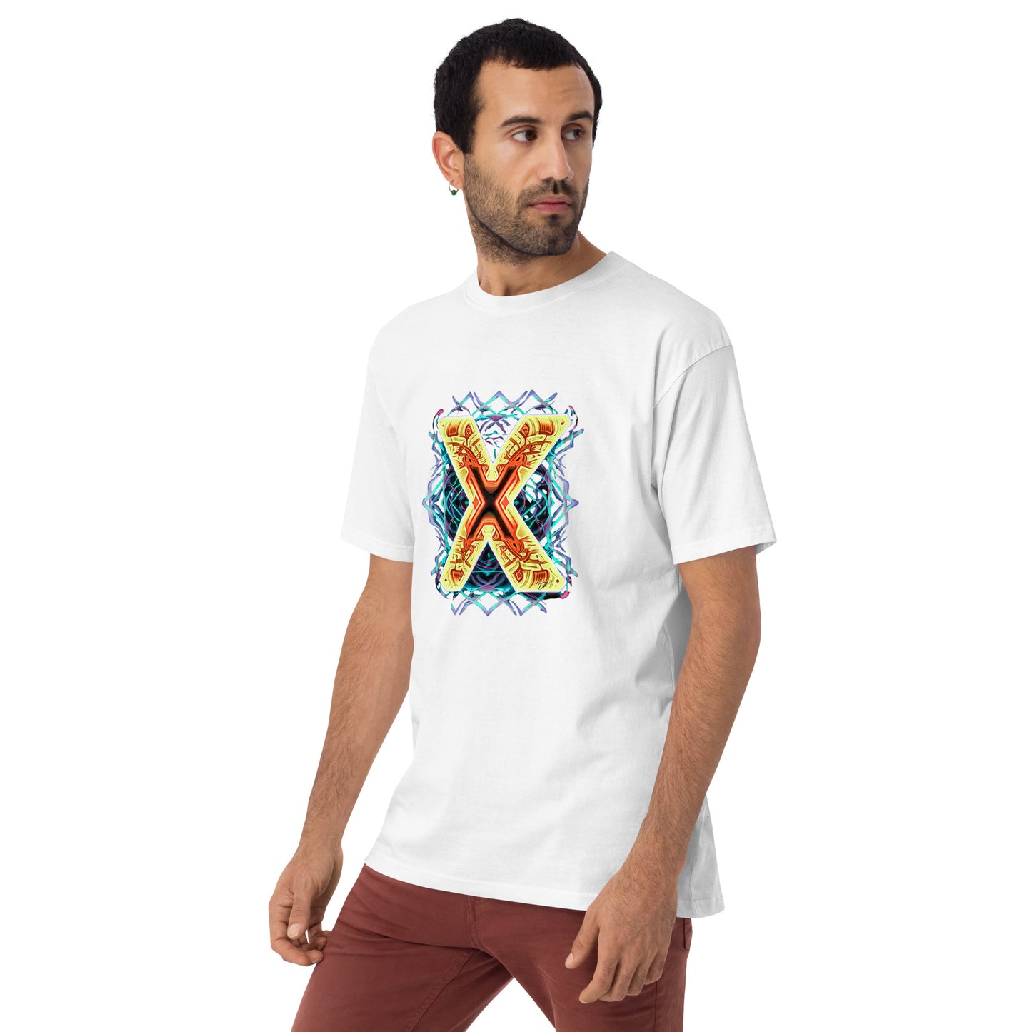 T-shirt poids lourd haut de gamme Hallucinogen-X