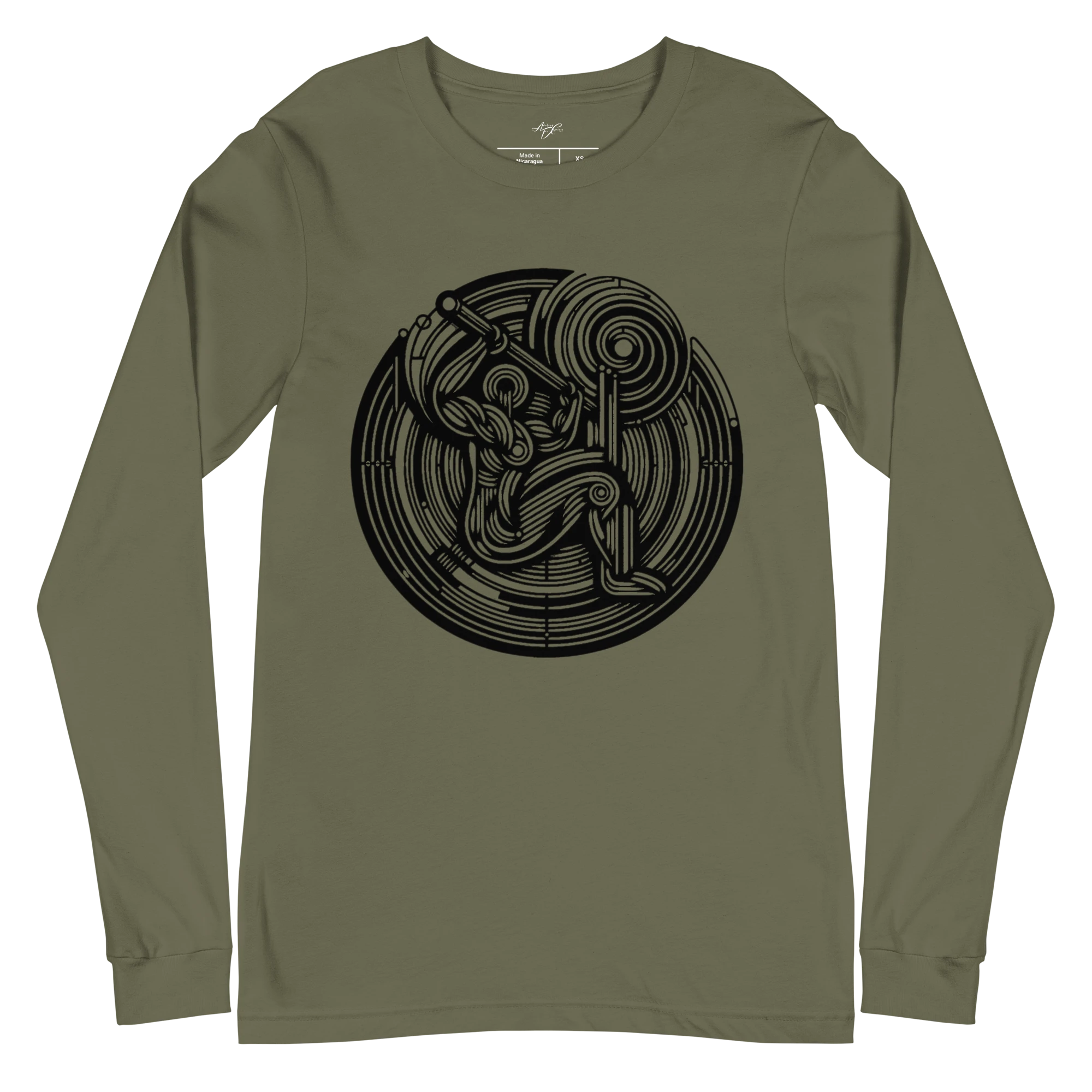 Power Lift: Gym-Inspired Long Sleeve Cotton Tee