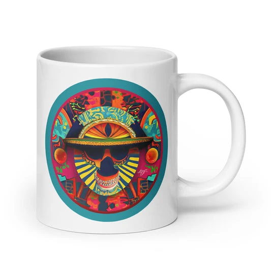 Psychedelic Panorama: The Cosmic Explorer Mug