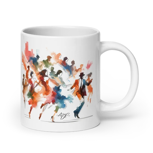 Rhythmic Reverie: The Dance of Colors Mug