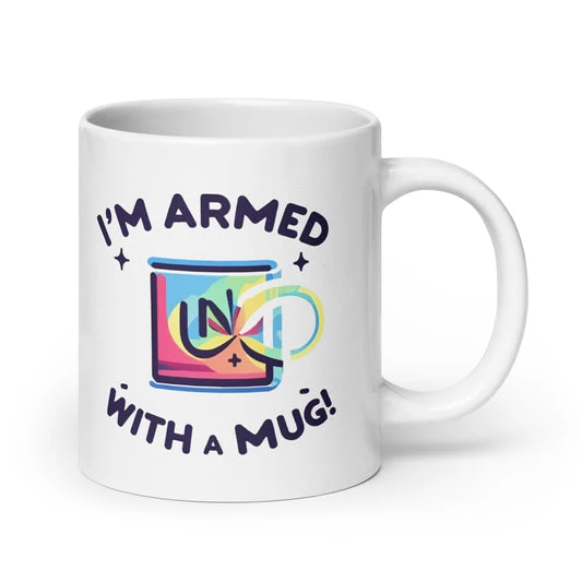 Caffeine Crusader: The Vibrant Brew Mug