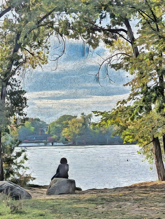 Solitude and Reflection by Le Boulanger