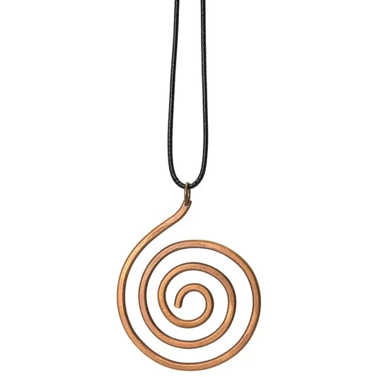 Handmade Pure Copper Necklace Pendant Vintage