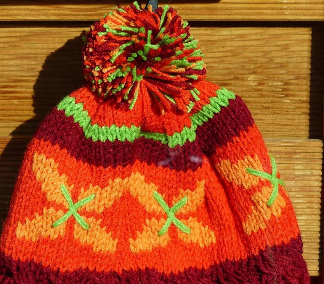 The Heirloom Red: A Hand-Knitted Lambswool Shawl from North India